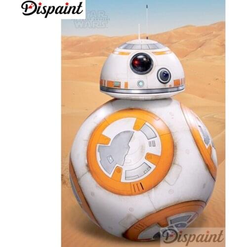 Dispaint Full Square/Round Drill 5D DIY Diamond Painting "Intelligent machine" Embroidery Cross Stitch 3D Home Decor A12178