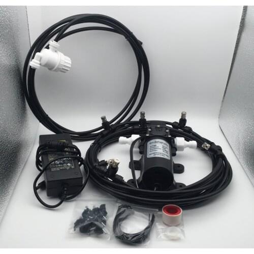 E016 Garden Greenhouse Drip Irrigation Sets Misting Cooling System Water Spray for Outdoor Patio Flowers Plants Watering Kits
