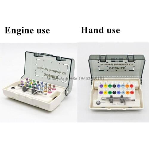 New model whole set Dental Implant Restoration tool kit Universal Implant Torque Ratchet Screwdrivers Wrench 10-70NCM with Drive