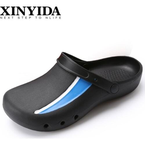 Hotel Restaurant Cook Chef Shoes Non-slip Waterproof Oil-proof Flat Work Shoes Slip On Resistance Kitchen Shoes Plus Size 36-45