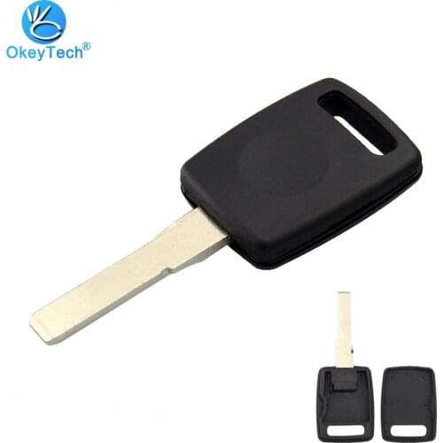 OkeyTech For Audi A4 A6 A3 A6 C5 C6 B8 B7 Q5 B5 Q7 A2 TT Transponder Key Shell Replacement Key Cover Case Uncut Blank Blade Fob