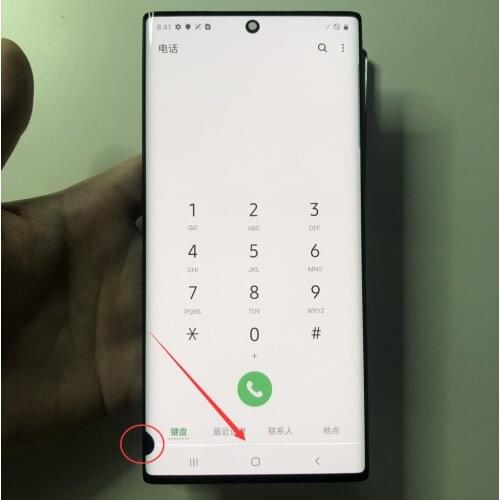 Original used Single sale point line For Samsung Galaxy Note10 LCD N970F N9700 note 10 lcd Display Touch Screen Digitizer Defect