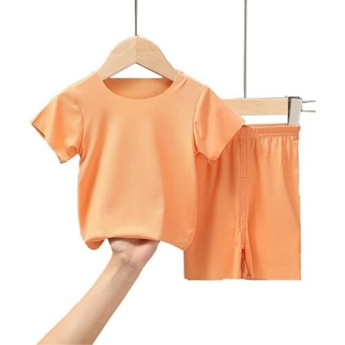 0-4 Years Summer Boy Girl Clothing Set 2021 New Casual Fashion Active Sport T-shirt+ Pant Kid Children Baby Toddler Clothing