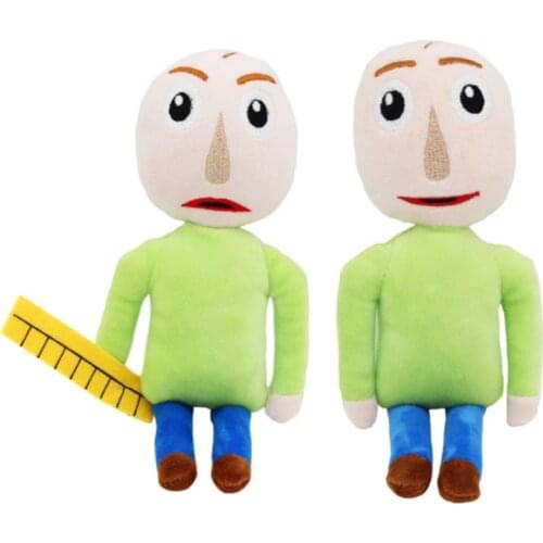 25CM Baldis Basics in Education and Learning Time Plush Toys Stuffed Doll Teacher Baldi Ruler And Smiley For Children Gift