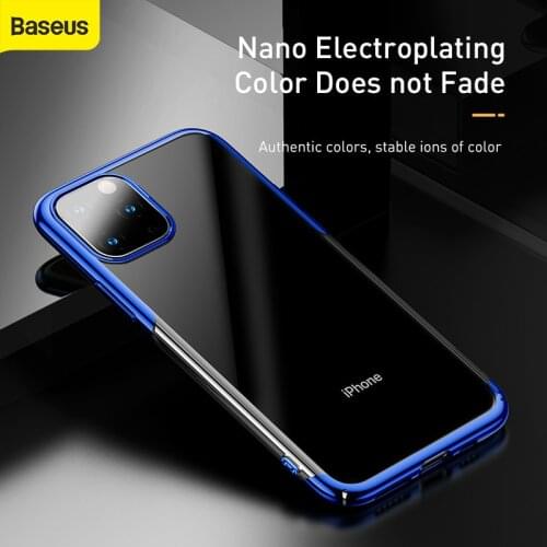 Baseus Full Protection Luxury Cases For iPhone XS XS Max XR Capinhas Hard PC Shockproof Fall-proof Transparent Phone Case