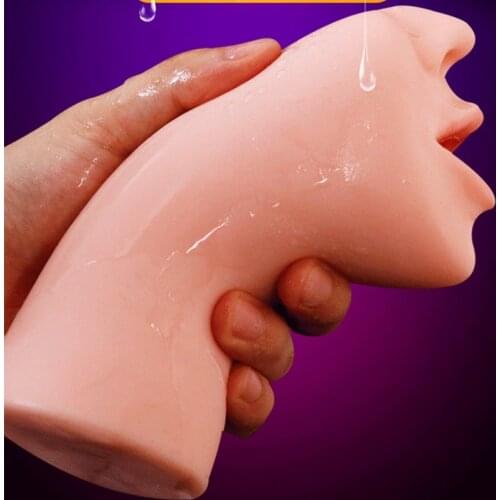 SEXYE sex toy Artificial 3D Sex Toy Deep Throat with Tongue Sexy Products for Men Realistic Oral Silicone Male Masturbator