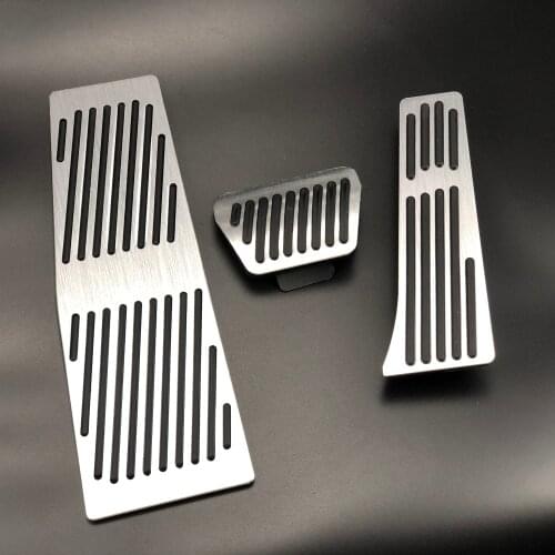 Accelerator Brake pedal Decoration Cover Trim case For BMW E60 E61 E63 E64 E70 M5 M6 Car interior Styling LHD