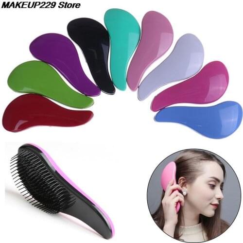 Magic Handle Comb Anti-static Massage Hair Brush Tangle Detangle Shower Massage Hairbrush Comb Salon Hair Styling Tool Wholesale