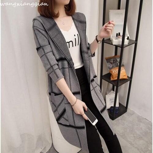 Wangxiangqian Women's Knitted Cardigans