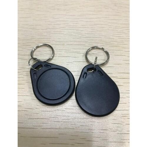 Yongkaida Best Price 3000pcs/lot Rewriteable RFID Card 125Khz Black Keychain FOB EM4305