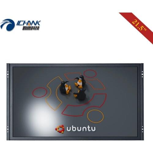 ZK215TC-59L/21.5" inch 1920x1080p HDMI USB Embedded Open Frame Linux Ubuntu Raspbian Debian OS Resistive Touch Screen PC Monitor