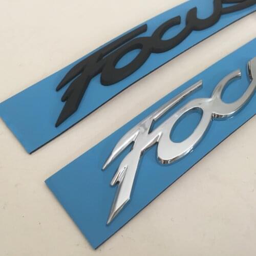 1pcs ABS F-ocus car Letter Rear trunk Decals Emblem badge sticker Decal Car styling auto Accessories