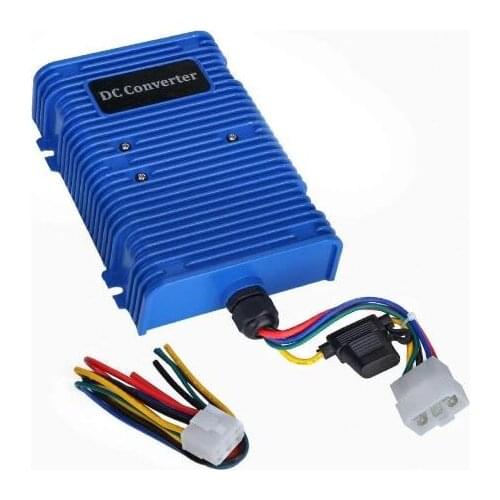 30 Amp DC Converter golf cart Voltage Reducer / Voltage Converter (36V/48V to 12V) with Dual Power Source Fits on CLub Car EZGO