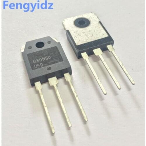 5pcs/lot G80N60 SGH80N60UFD 80A 600V TO-3P IGBT Field effect Triode new original