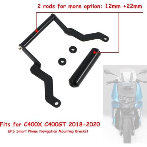 For BMW C400X C400GT 2018 2019 2020 C400 X GT Modified Mounting Bracket Holder Adapter Kit Support GPS Smart Phone Navigation