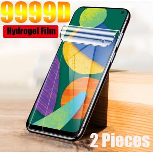 2Pcs Hydrogel Film Screen Protector For Samsung Galaxy S21 Ultra S20 FE S10 S9 S8 Plus A52 A51 A50 A71 A72 A70 Protective Cover