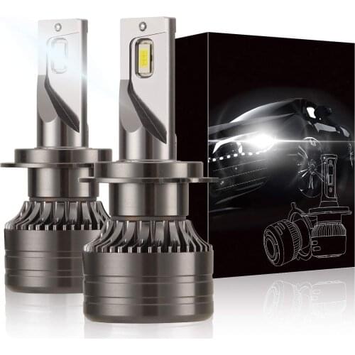 H1 H4 H7 H11 9005 9006 Car LED Headlight Bulbs, 60W 12000 Lumens Super Bright LED Headlights Conversion Kit 6000K