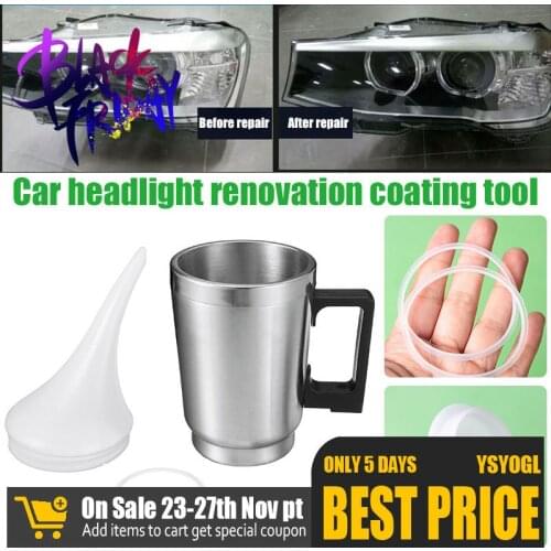 Vehemo Stainless Steel for Tool Car Heating Cup Restoration Heating Cup Heating Cup Repair Headlight Car Heating Atomization