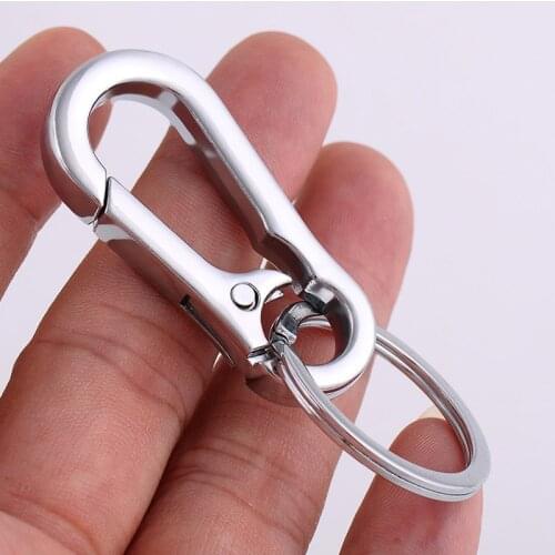 Carabiner keychain key ring waist hanging key chain key holder promotional chaveiro llaveros hombre