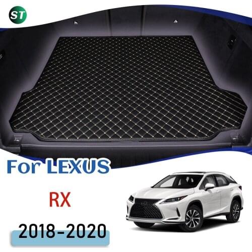 For LEXUS RX 2016-2020 Leather Car Trunk Mat Trunk Boot Mat Liner Pad Cargo pad Carpet Tail Cargo Liner Sline 2017