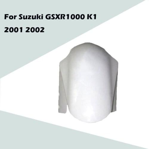 For Suzuki GSXR1000 K1 2001 2002 Motorcycle Accessories Unpainted Front Mudguard ABS Injection Fairing