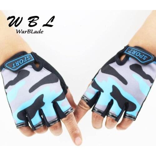 WarBLade Fingerless Kids Gloves Non-Slip Ultrathin Children Half Finger Breathable Gloves For Boys Girls Luvas De inverno 2018