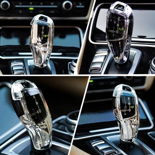 Gear Shift Knob Head Cover Trim Sticker For Bmw F10 F11 F30 F15 F25 525 530 320 3 5 Series Shift Lever Crystal Cap Car Styling