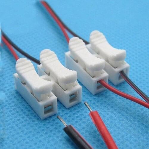 30 Pcs Self Locking Electrical Cable Connector Quick Splice Lock Wire Terminals