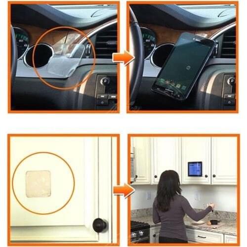 Amazing Super Sticky Gripping Pad 5Pcs Grip Sticky Anti Slip Pad Kitchen Car New