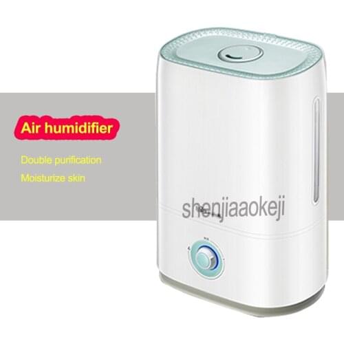 Household Double purification Air humidifier mute bedroom pregnant woman office automatic air purifier 5L capacity 220v 25w 1pc