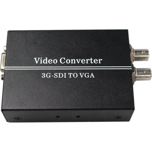 SDI TO VGA sdi (SD-SDI/HD-SDI/3G-SDI) BNC video Converter with power adapter (us or uk or au or eu)
