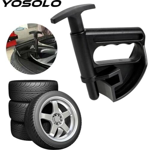 YOSOLO Car Tire Changer Bead Clamp Rim Clamp Adaptor Pry Wheel Changing Helper Tyre Machine Bead Pressing Black Car Repair Tool