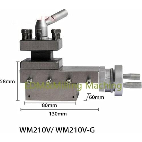 1PC High Quality CNC Lathe Part Lathe Square Tool Holder WM180V or Milling Machine WM210V/WM210-G DURABLE New