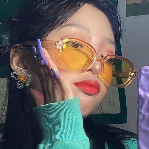 2020 new trend European and American Sunglasses male retro sunglasses concave oval glasses Sunglasses Women sun glasses