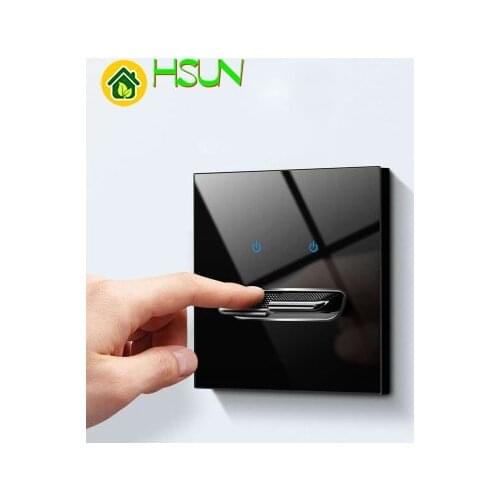 86 type Black tempered glass reset toggle switch 1 2 3 4 gang 1 2 way retro hotel creative switch USB France Germany UK socket
