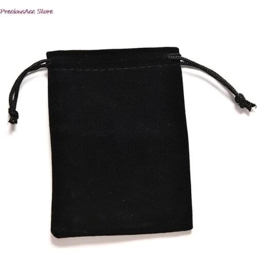 1pc 12x9cm Velvet Bag Velvet Drawstring Bags Pouches Jewelry Packing Packaging Bag
