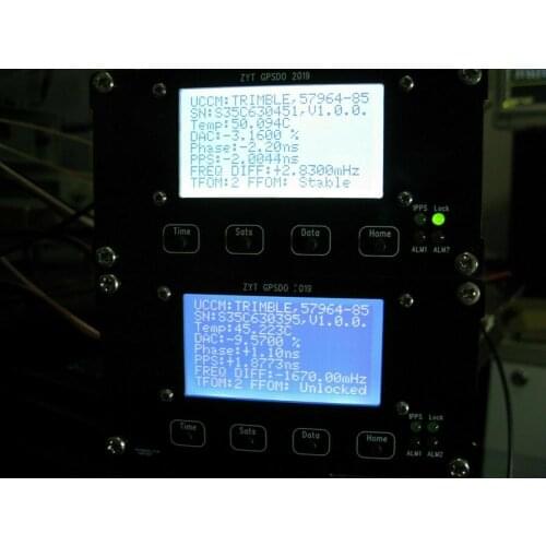 Free shipping Trimble LCD GPSDO 10MHz 1PPS OCXO GPS Disciplined Oscillator 2019-5-8 UTC Time