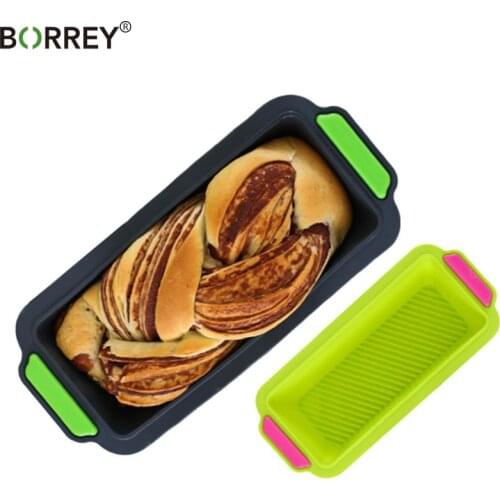 BORREY Food Grade Silicon Baking Cake Mold Holy Toast Maker DIY Toast Bread Baking Tool Chocolate Mold Kitchen Baking Tools