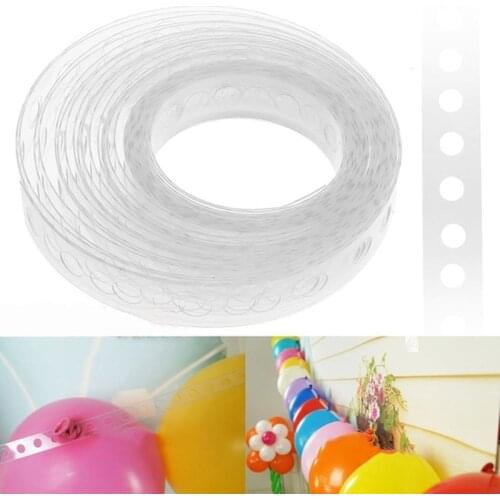 5M Balloon Chain Ribbon Dot Birthday Party Wedding Background Decoration Balloon Chain Arch Balloon supplies Balloon Accessories