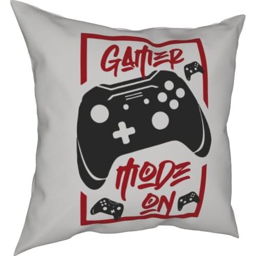Gamer mode On pillow case Video game Gaming Gamepad pillows covers Genial Decor throwing pillows Fall cover for sofa 40*40cm