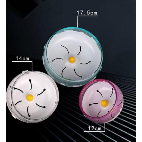 Hamster Running Disc Toy Pet Sports Wheel Toys Silent Rotatory Jogging Wheel Small Animal Exercise Wheel Pet Accessories