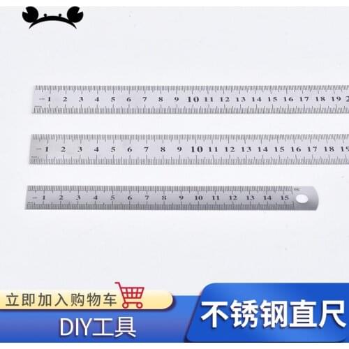 Model making tool Double-sided stainless steel ruler Special for marking 15cm 20cm 30cm