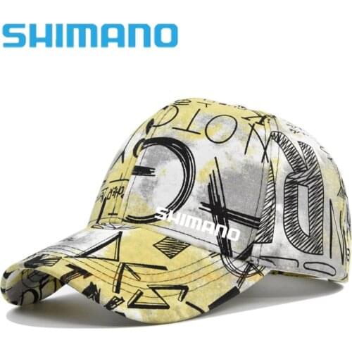 Shimano Fishing Hat Mens Outdoor Sun Protection Sunshade Fishing Hat Sports Quick-drying Hiking Riding Hat Baseball Net Cap