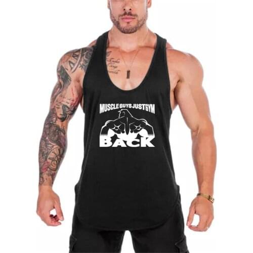 New Mens Gym Fitness Tank Top Muscle Singlets Fashion Sport Workout Quick Dry Gym Running Training Bodybuilding Sleeveless Vest