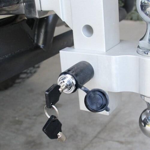 Upgrade Hitch Pin Lock Dual Receiver Locking Trailer Car Trailer Hook Lock Anti-theft Non-slip Tool For Class Car Accessories