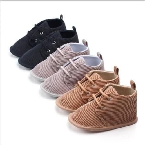Fashion Baby Shoes Infant Soft Sole First Walkers Newborn Boys Cotton Casual Shoes