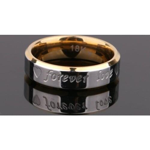 Fashion Trend Couple Ring Classic Romantic Eternal Love Plating Ring Engagement Ring Irish Ring Ring 388534 Wedding Bands Letter