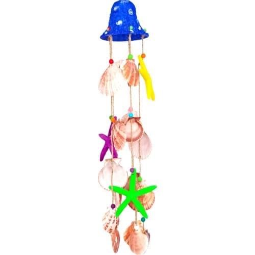 Sea Star and Sea Shell, Handmade Wind Chime, Authentic Luck Chime