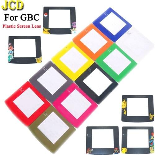 JCD Plastic Glass Screen Lens For Nintend Gamboy Color GBC Game Console Screen Lens Protector Cove