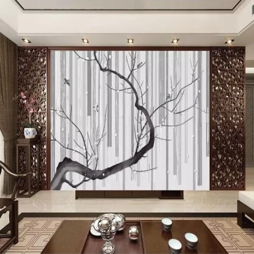 Simple black and white picture on the wall